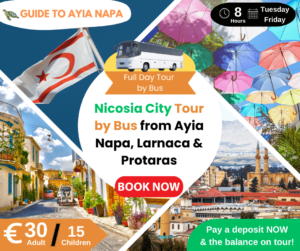 Nicosia City Tour by Bus from Ayia Napa, Protaras, and Larnaca