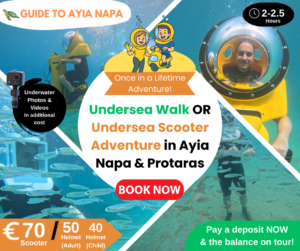 Undersea Walk OR Undersea Scooter Adventure in Ayia Napa & Protaras NEW