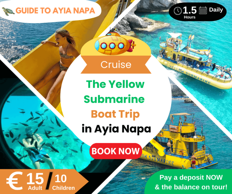 Yellow Submarine Boat Trip in Ayia Napa