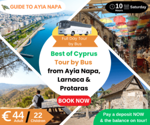 Best of Cyprus Tour: From Mountains to Coast by Bus From Ayia Napa, Protaras, and Larnaca