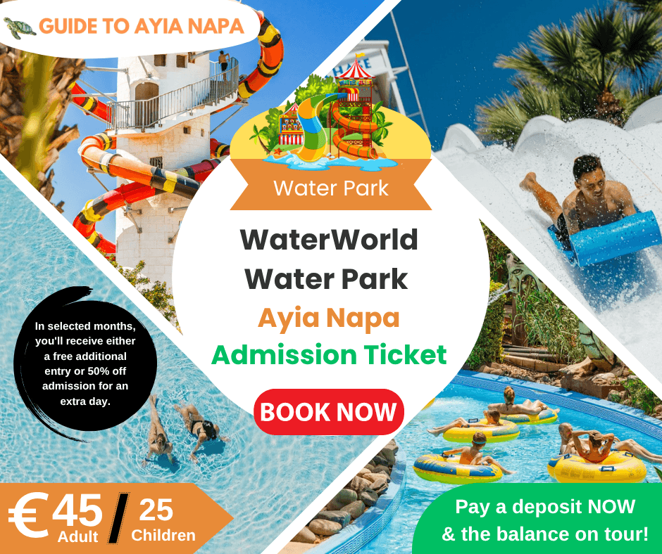 WaterWorld Water Park Ayia Napa Discount Admission Ticket