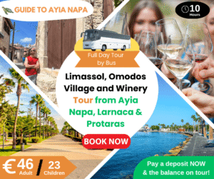 Limassol, Omodos Village and Winery Day Tour by Bus from Ayia Napa, Larnaca, and Protaras